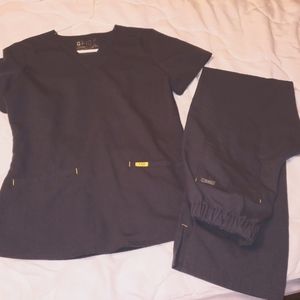 Figs Yellow Tag Womens X-Small Charcoal Scrubs.. Excellent condition. No flaws!